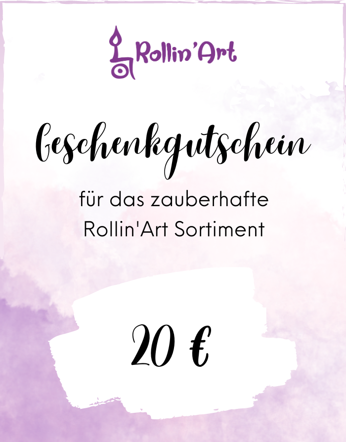 20 € Rollin'Art Geschenkgutschein