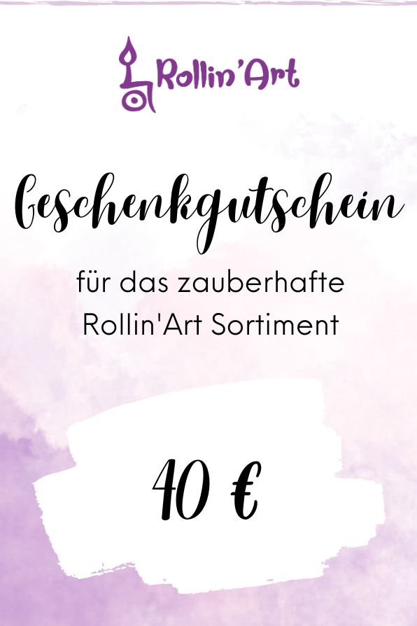 40 € Rollin'Art Geschenkgutschein