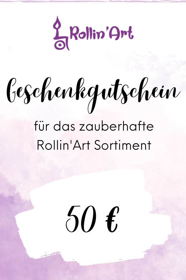 50 € Rollin'Art Geschenkgutschein