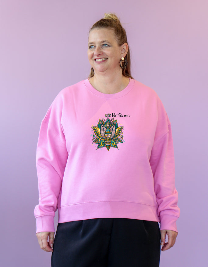 Damen Sweatshirt "Be Brave"