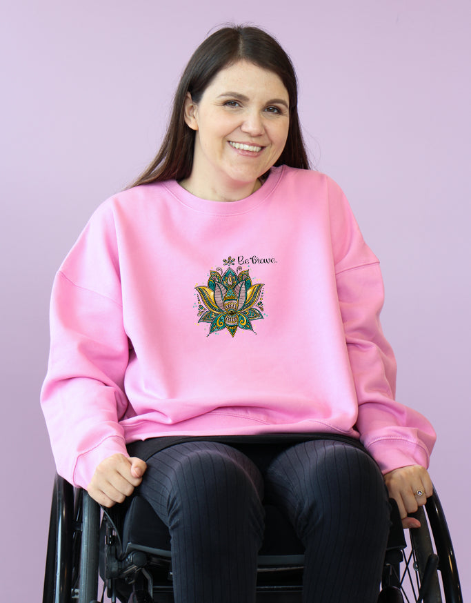 Damen Sweatshirt "Be Brave"