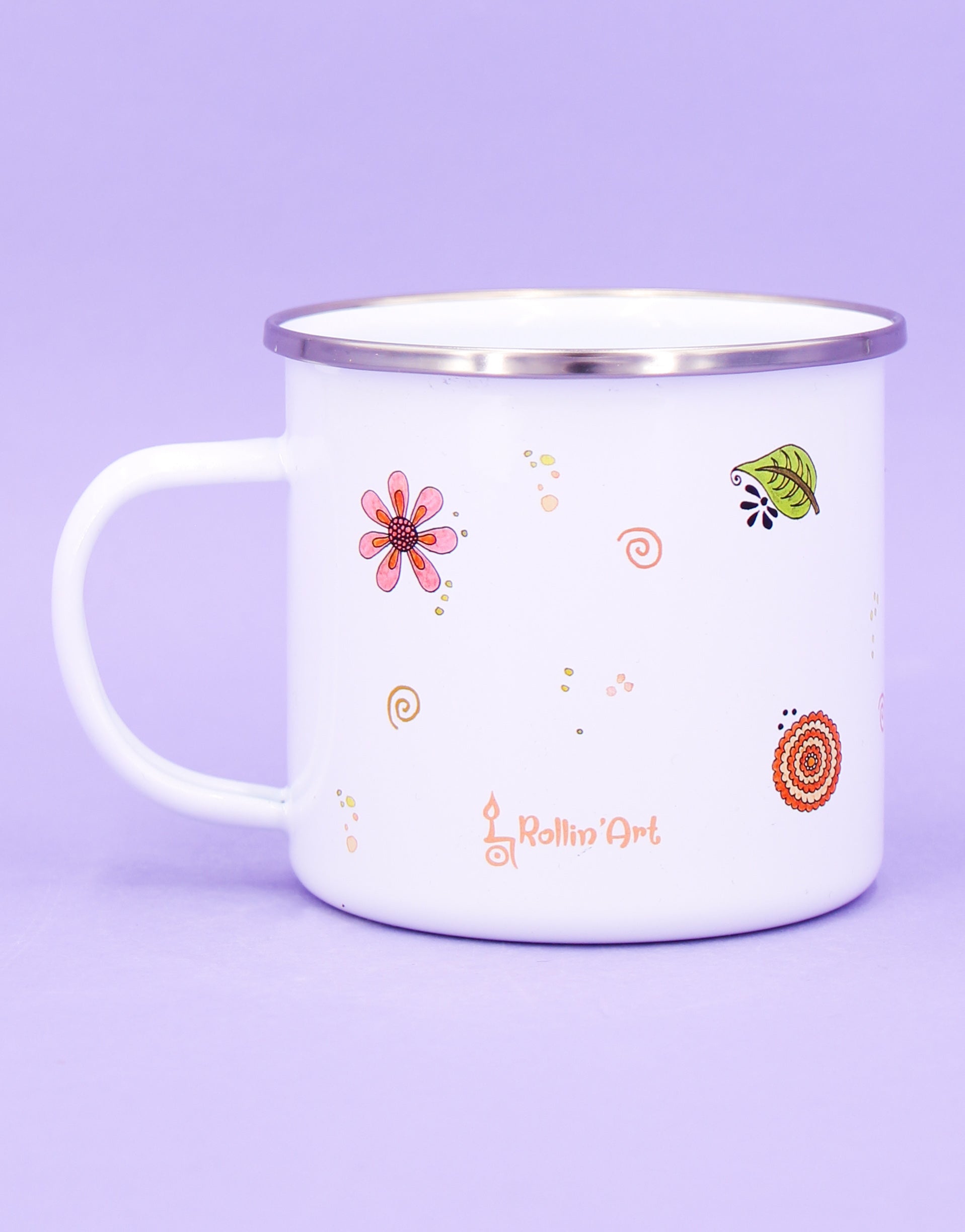 Emaille-Tasse "Bergliebe"
