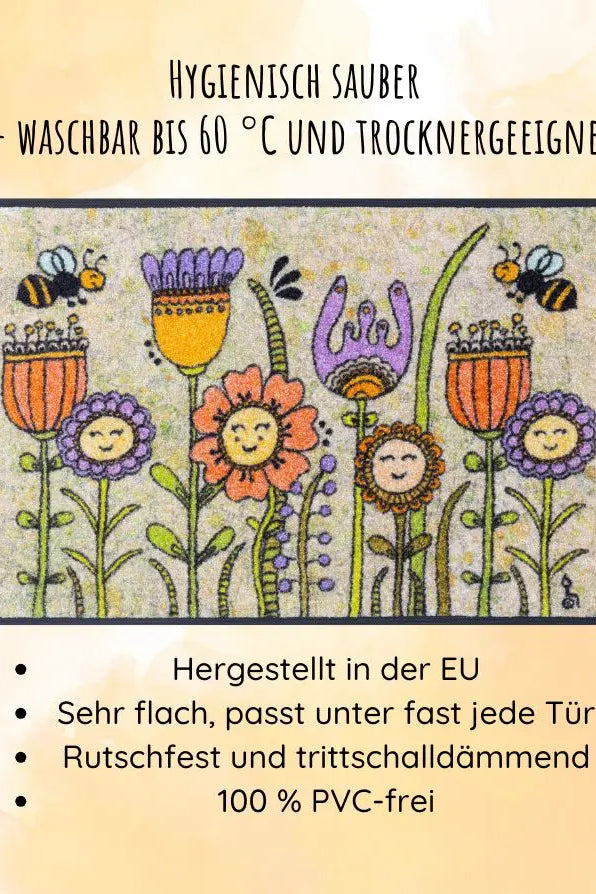 Fußmatte "Friendly Flowers"