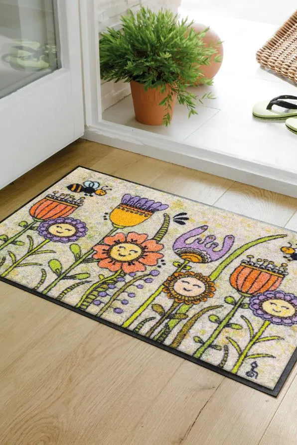 Fußmatte "Friendly Flowers"