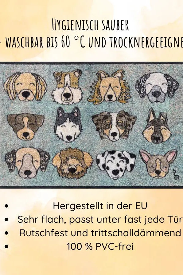 Fußmatte "Glückshunde"