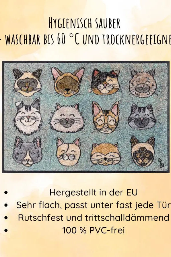 Fußmatte "Glückskatzen"