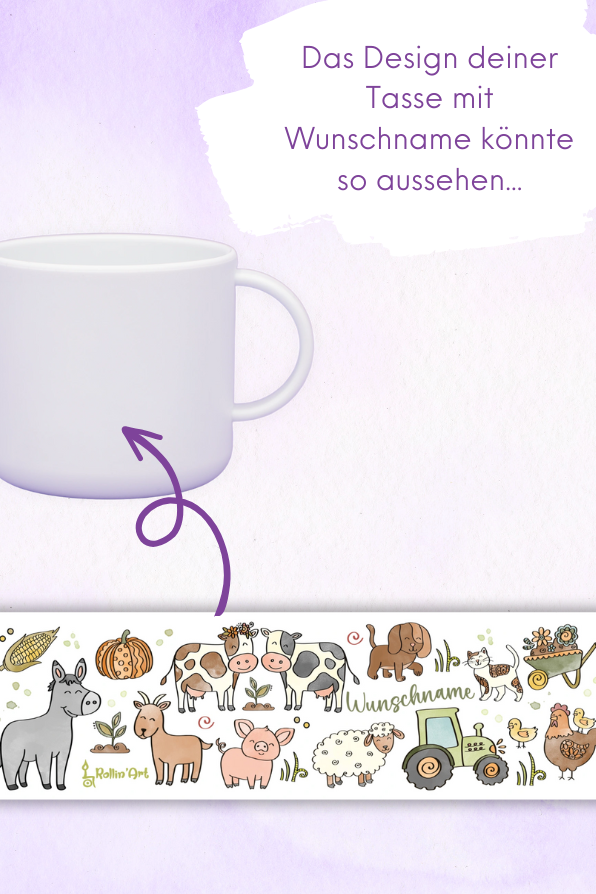 Kinderbecher "Bauernhof"