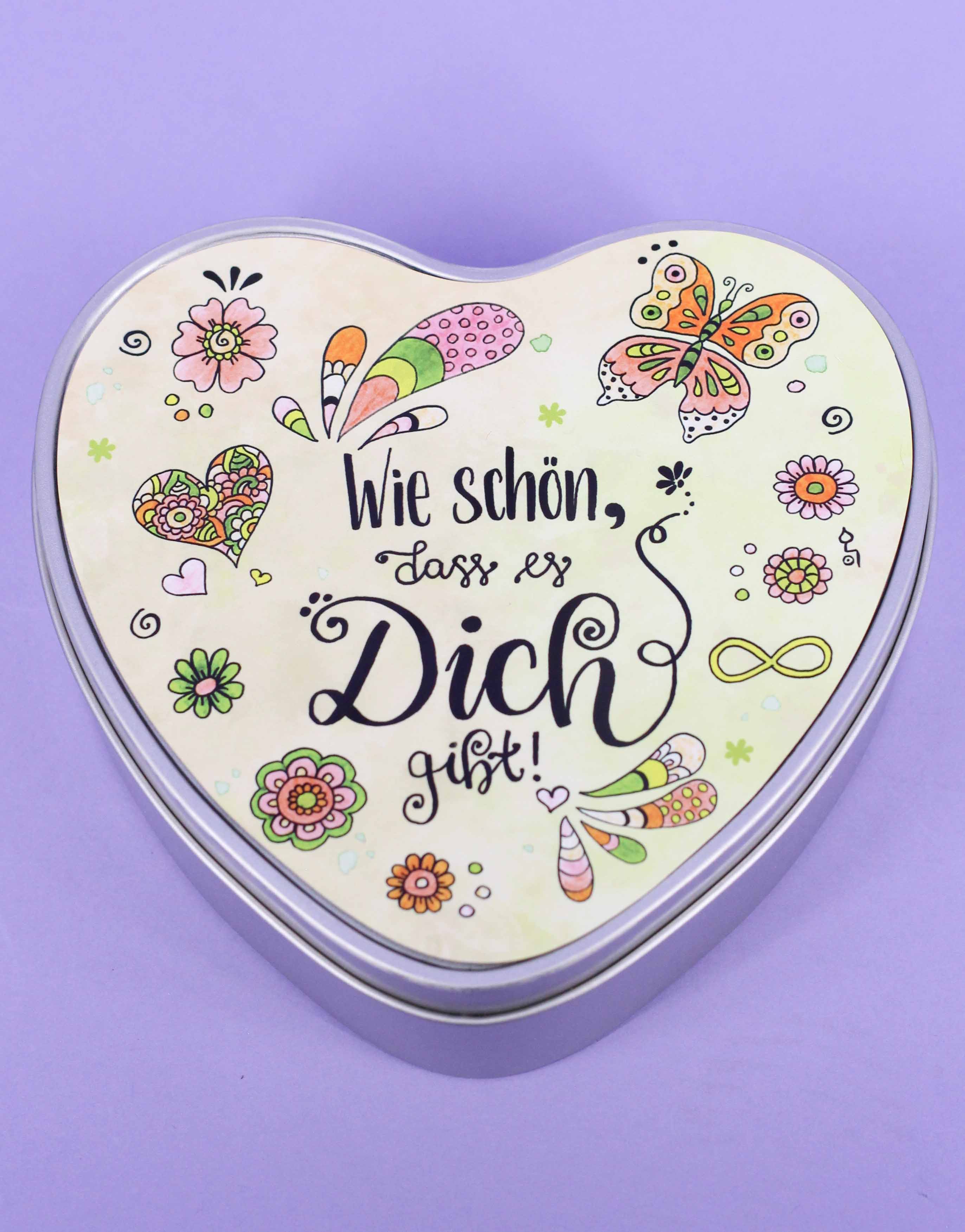Metalldose "Schön, dass es dich gibt"