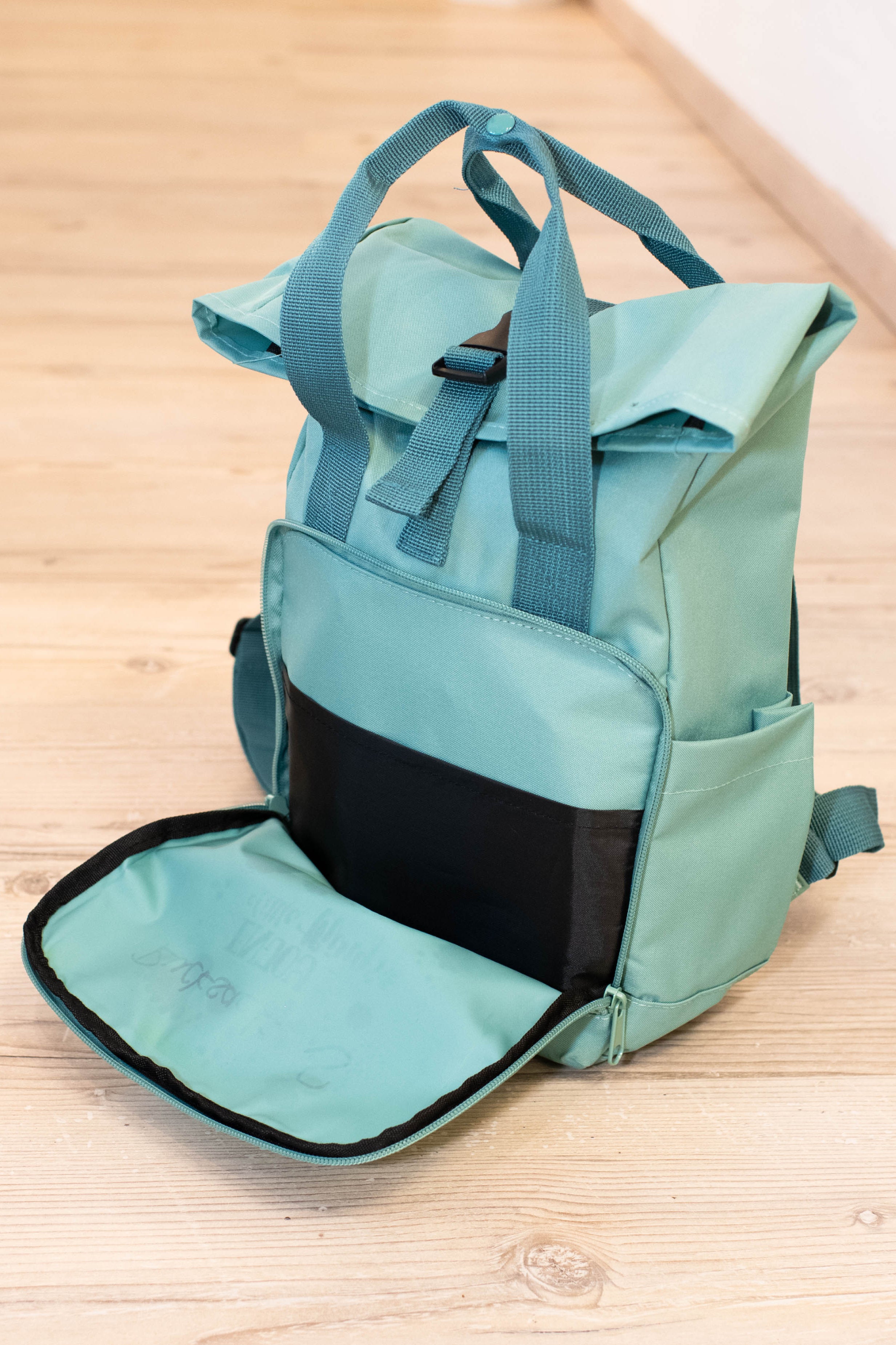 Rucksack klein Green „Enjoy the little things”