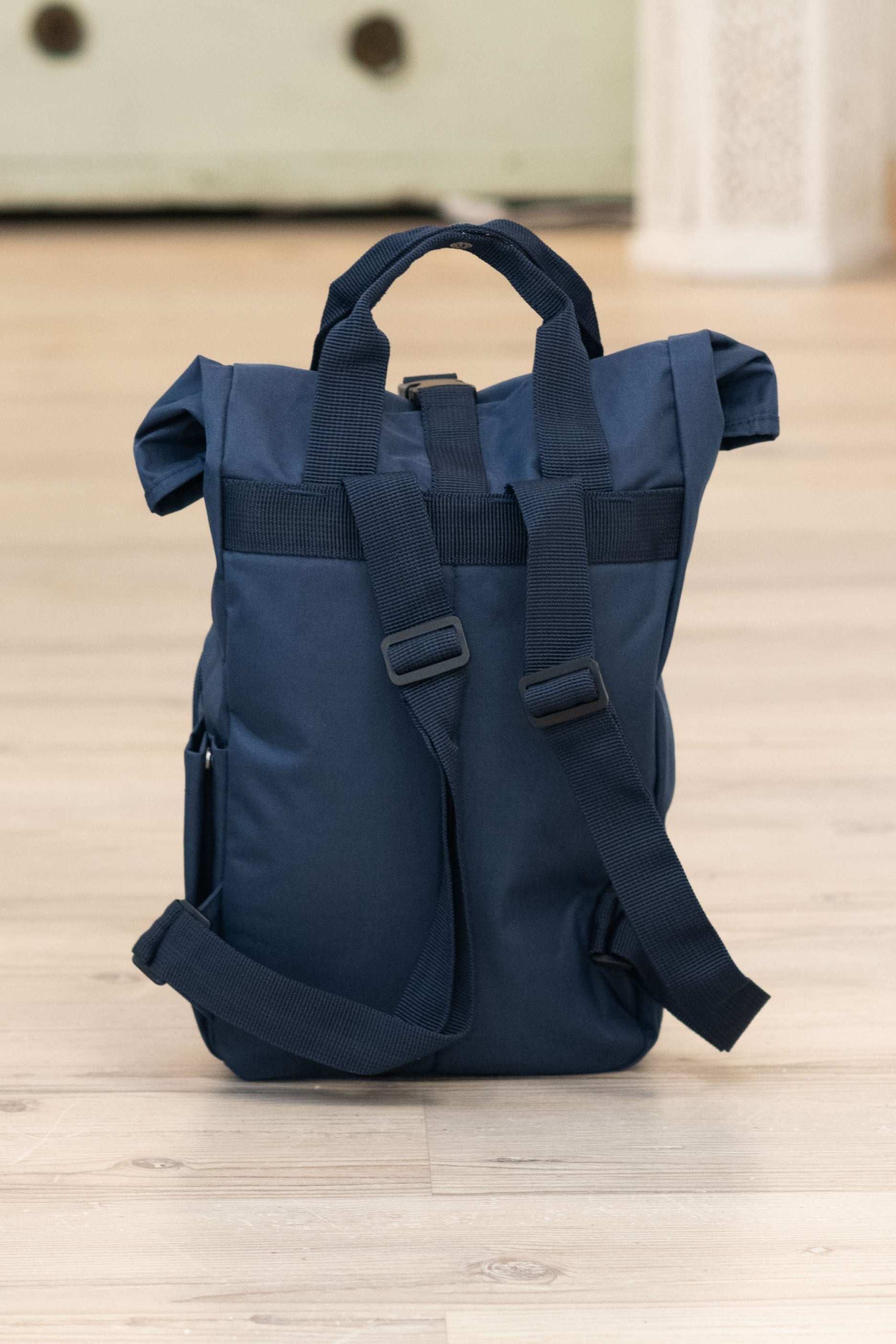 Rucksack klein Navy Dusk "Good vibes only”