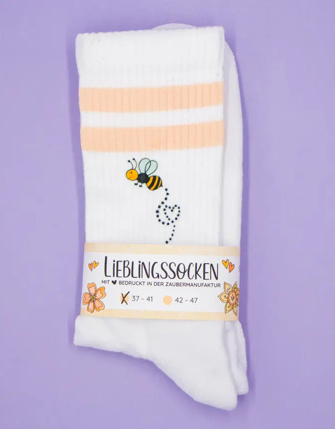 Socken "Biene"