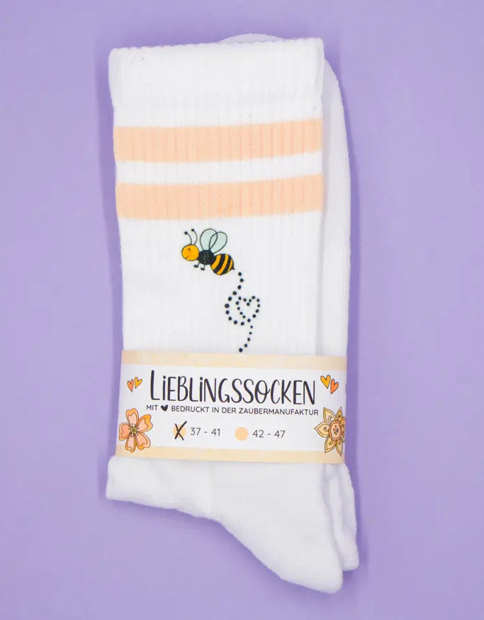 Socken "Biene"