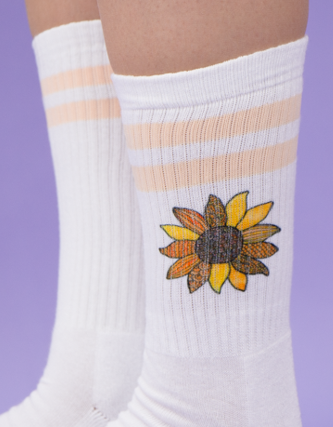 Socken "Sonnenblume"