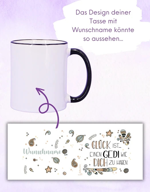 Tasse "Glück ist... Gedi"
