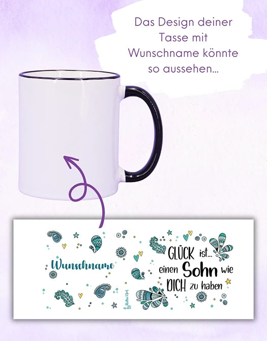Tasse "Glück ist... Sohn"