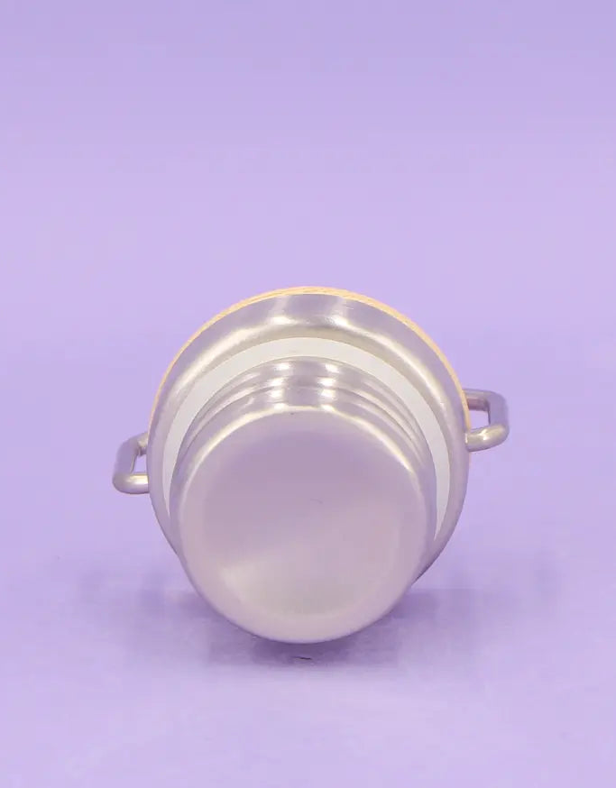 Thermosflasche Bambusdeckel "Die kleinen Dinge"