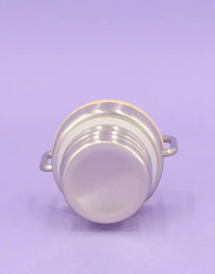 Thermosflasche Bambusdeckel "Mut"