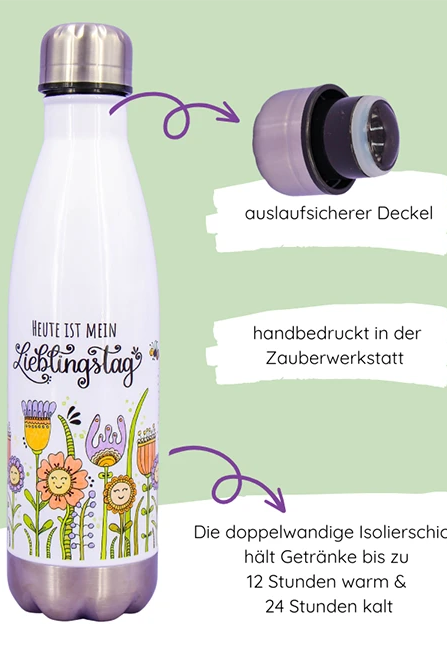 Trinkflasche „Lieblingstag"