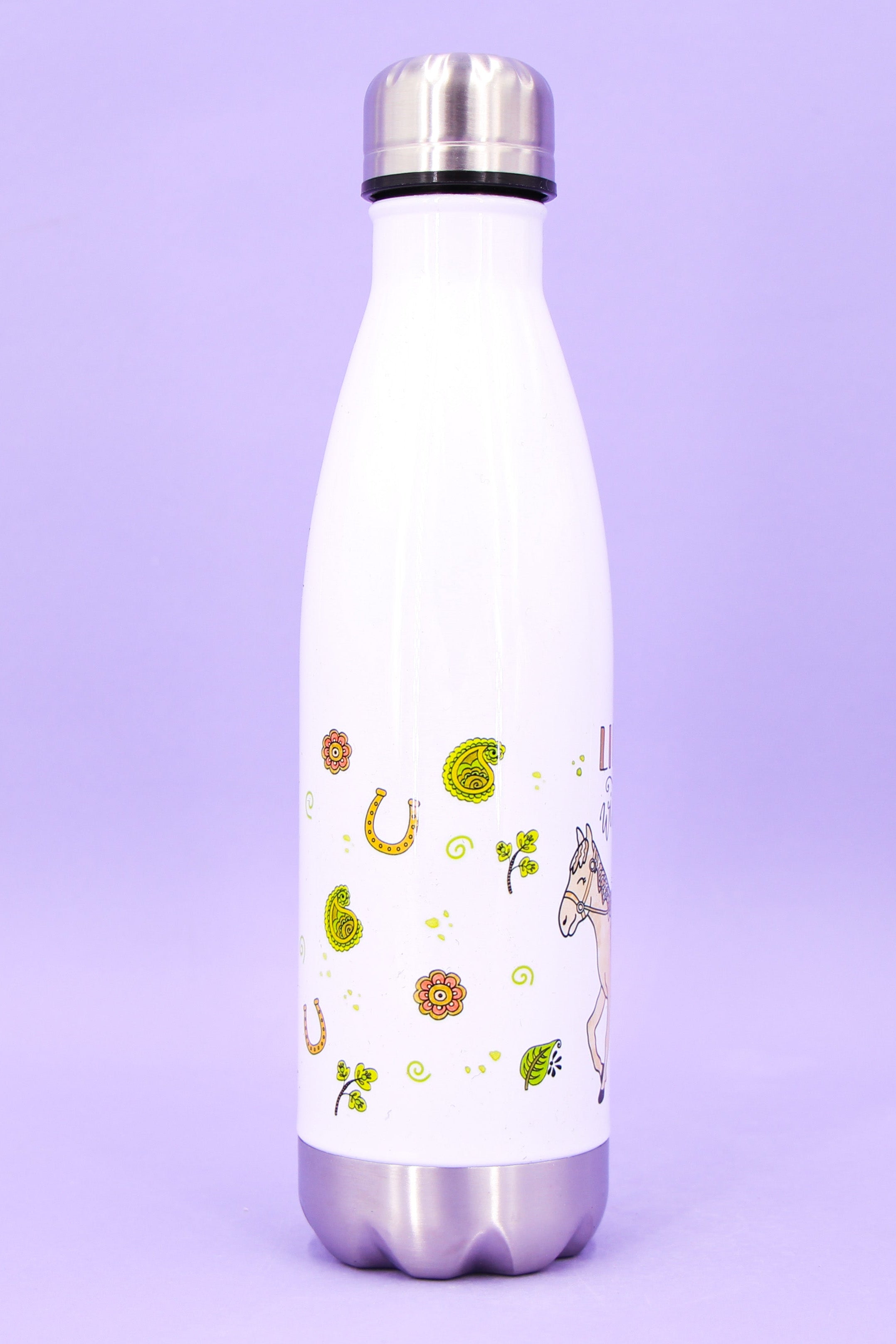 Trinkflasche "Life is better with horses"