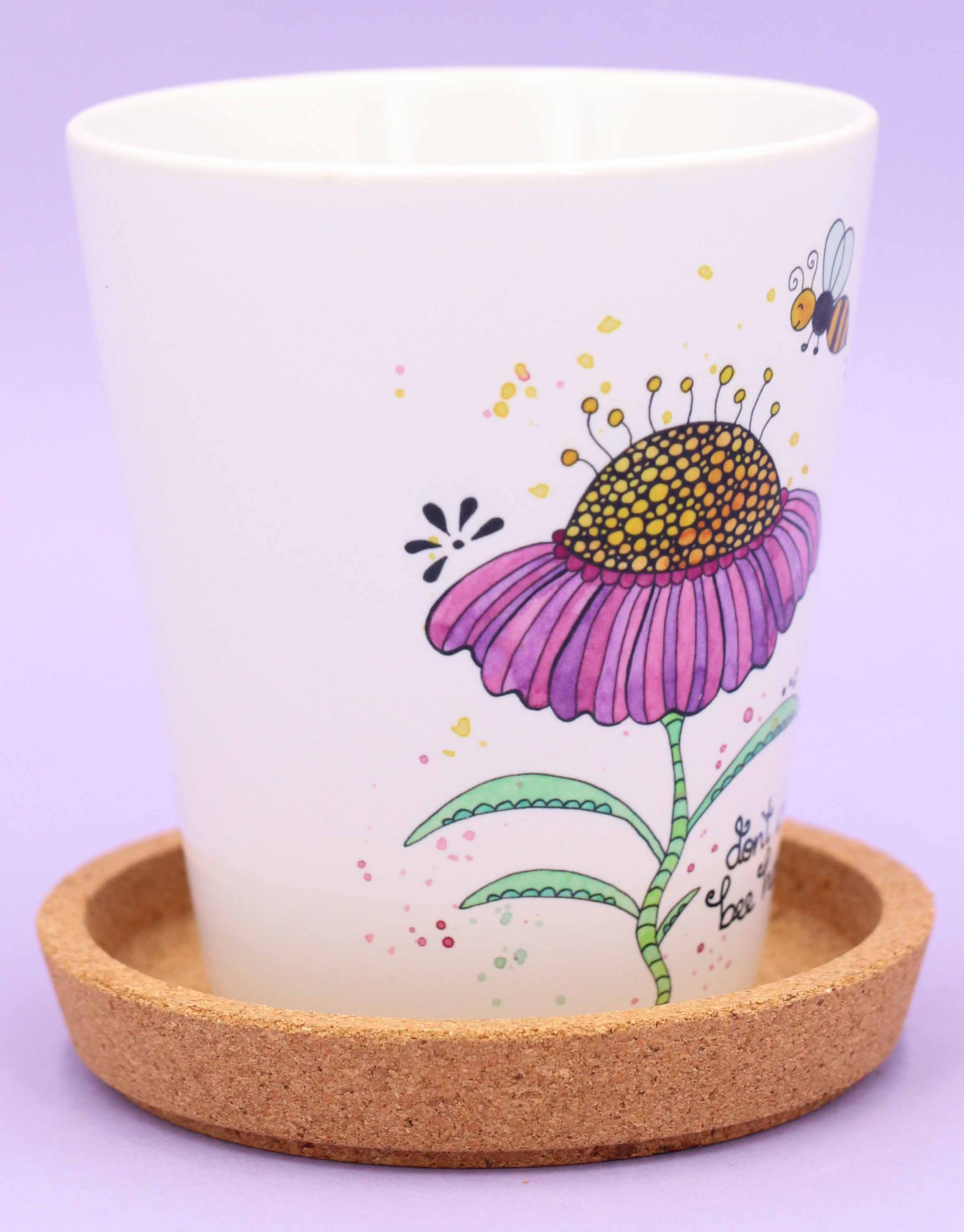 Blumentopf "Bee Happy"