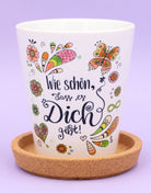Blumentopf "Schön, dass es dich gibt"