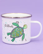 Emaille-Tasse "Chillkröte"