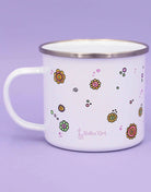 Emaille-Tasse "Enjoy the little things"