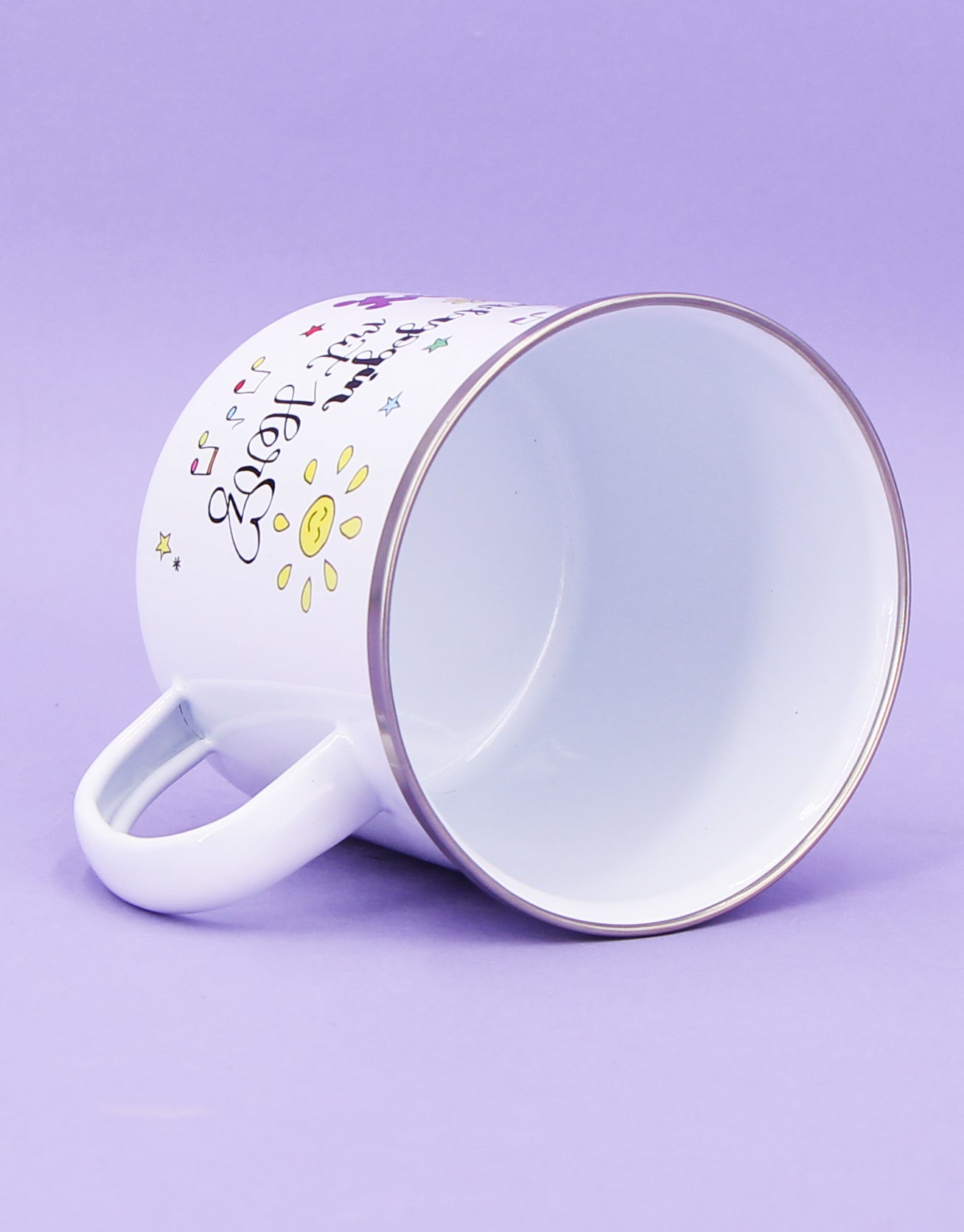 Emaille-Tasse "Pädagogin mit Herz"