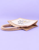 Geschenktasche Jute "Danke, dass du immer da bist"