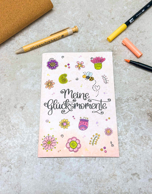 Notizheft "Meine Glücksmomente"