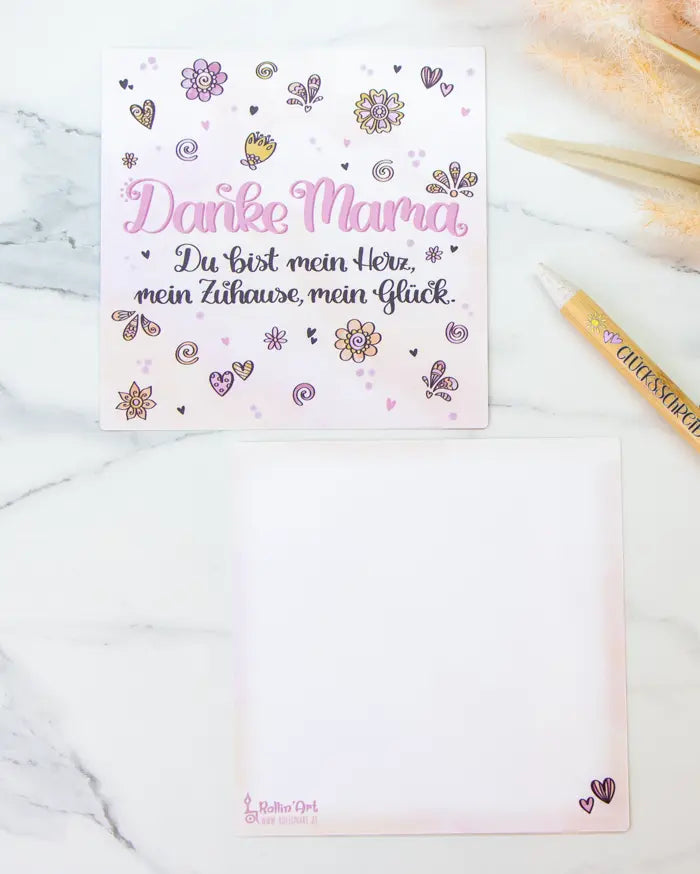 Postkarte "Danke Mama"