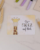 Postkarte "So stolz auf dich"
