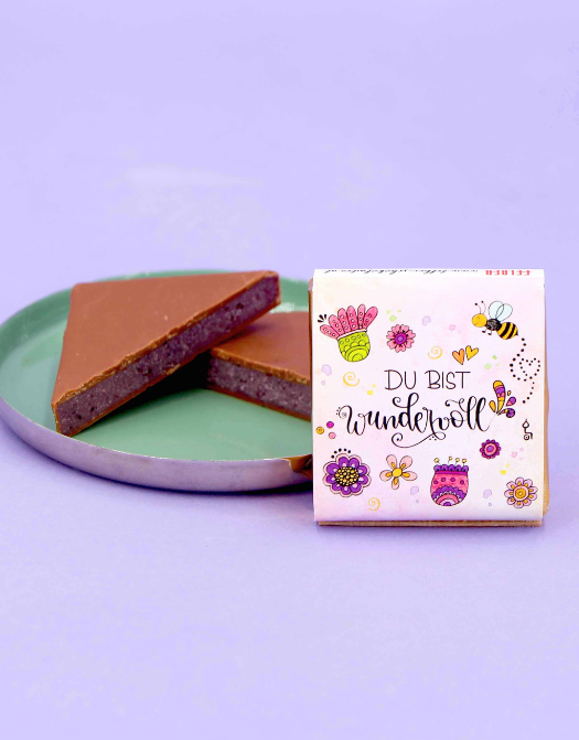 Schokolade "Du bist wundervoll"