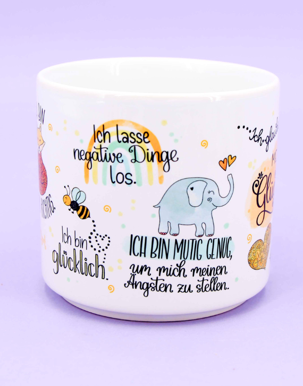 Tasse stapelbar "Meine Glückstasse"