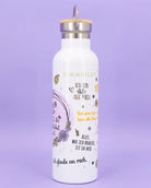 Thermosflasche Bambusdeckel "Mut"