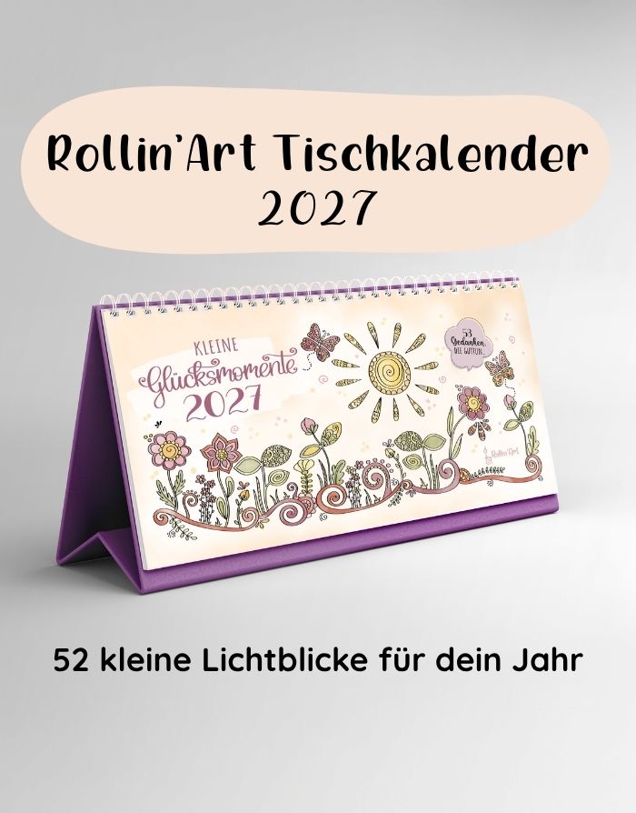 Rollin’Art Tischkalender 2027 – 52 kleine Lichtblicke für dein Jahr (Vorbestellung)