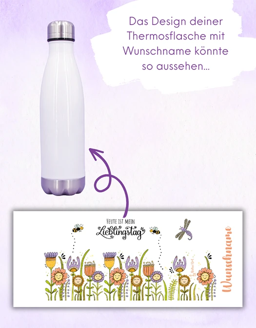 Trinkflasche „Lieblingstag"